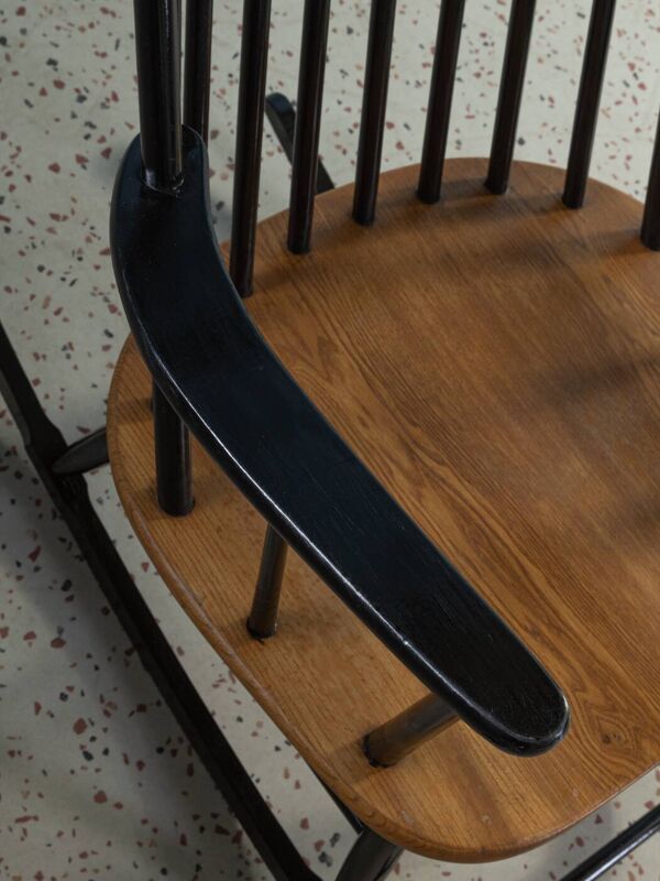 Fauteuil à bascule des années 50