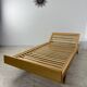 Ancienne banquette Daybed / lit réglable en bois design Holma vintage années 60