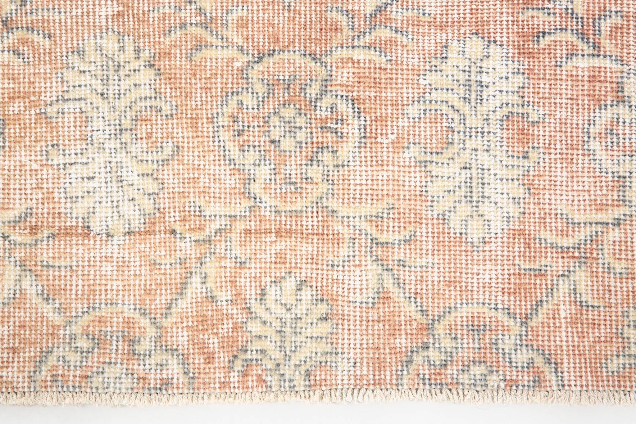 7x11 Muted Orange Classic Vintage Rug, 217x336Cm