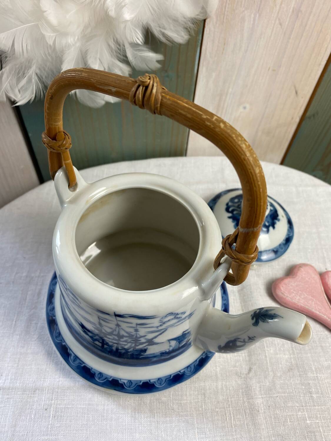 Porcelain teapot
