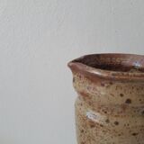 Vintage Speckled Stoneware Pitcher