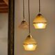 Paire de suspensions ou baladeuses Art Deco