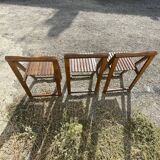 Set of 3 design folding chairs