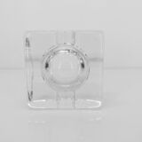 Cendrier sculptural en verre clair, modèle Puzzle, design Bertil Vallien, B