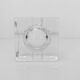 Sculptural ashtray in clear glass, Puzzle model, design Bertil Vallien, B