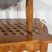 Walnut and Rosewood Marquetry Service Table – 1940