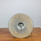 70s space age lamp, chrome and brushed aluminum