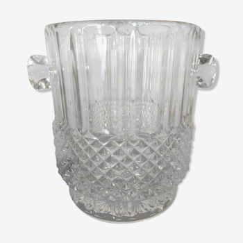 Ice bucket, cut glass