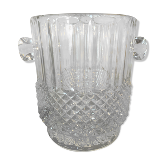 Ice bucket, cut glass