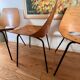 Chaises Tonneau Pierre Guariche ARP Steiner x4