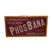 Plaque publicitaire