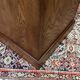 Office cabinet in oak with English leather top from the 1990s.