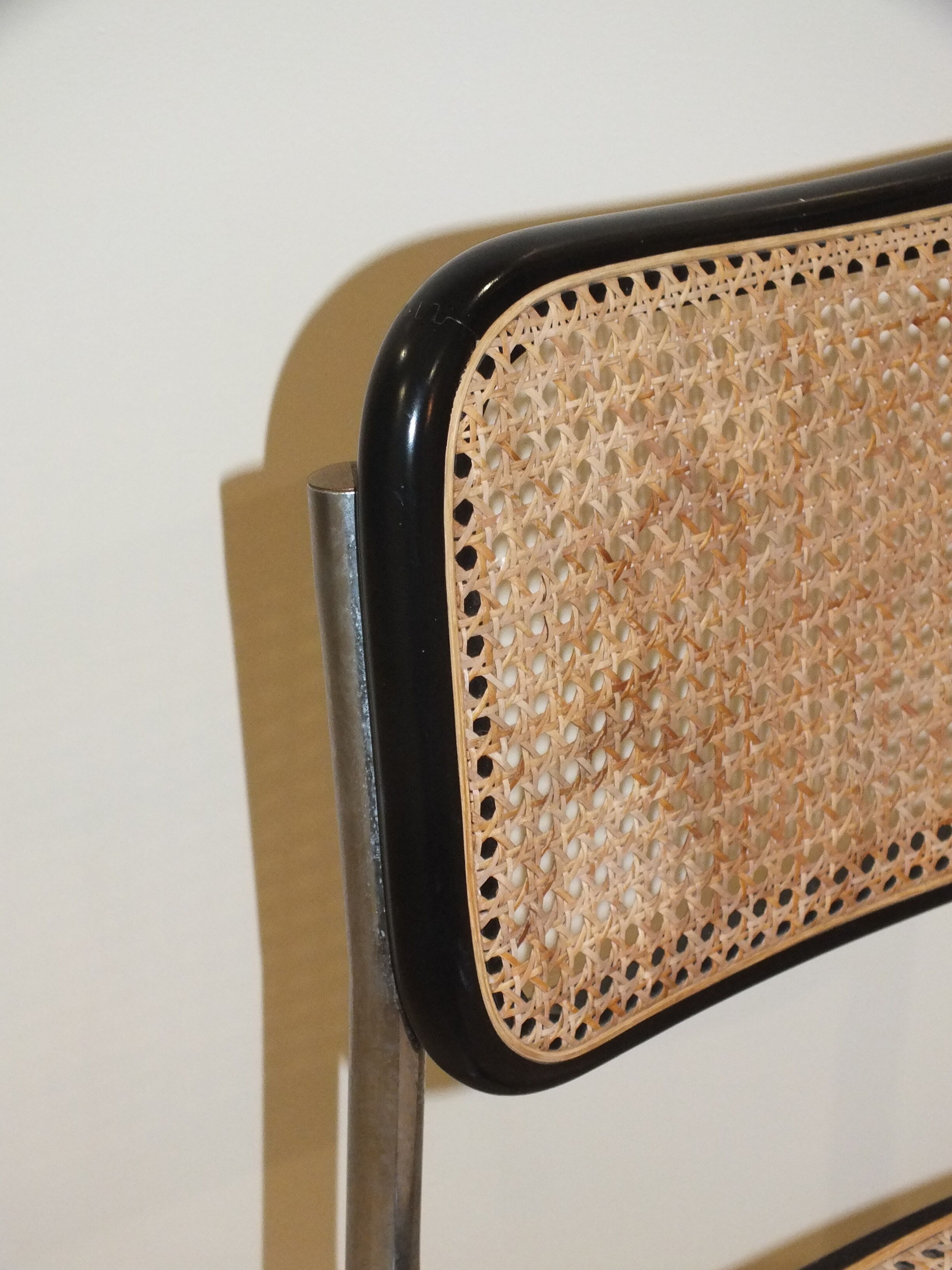 Cesca B32 black chair by Marcel Breuer