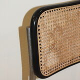 Cesca B32 black chair by Marcel Breuer