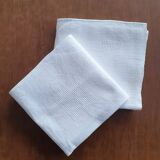 Set of old white towels
