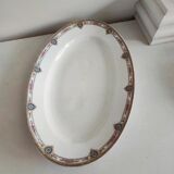 Large vintage oval dish