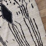 Handmade wool Berber rug 245x142 cm