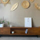 Vintage wooden row from the 50s-60s