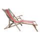 Fauteuil transat pliant vintage