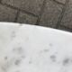 Round carrera marble coffee table by Heinz Lilienthal 1970s