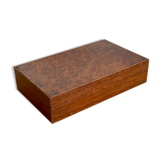 Wooden magnifying glass box box