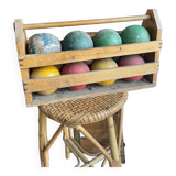 Vintage wooden ball game