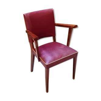 Armchair Bridge Stella 1950 burgundy