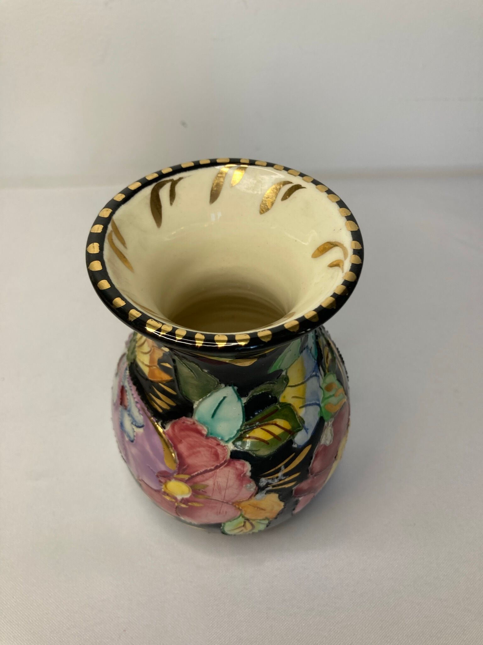 Old glass vase of Venice
