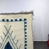 Tapis marocain blanc 250cmx150cm et plus