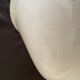 Pot cover in white earthenware