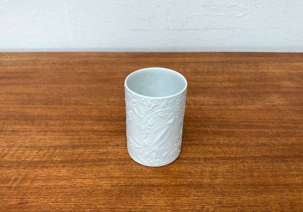 White German porcelain vase from the mid-century by Bjørn Wiinblad for Rosenthal, 1960s.