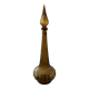 Vintage Empoli Glass Decanter with Stopper, Italy, 1960s