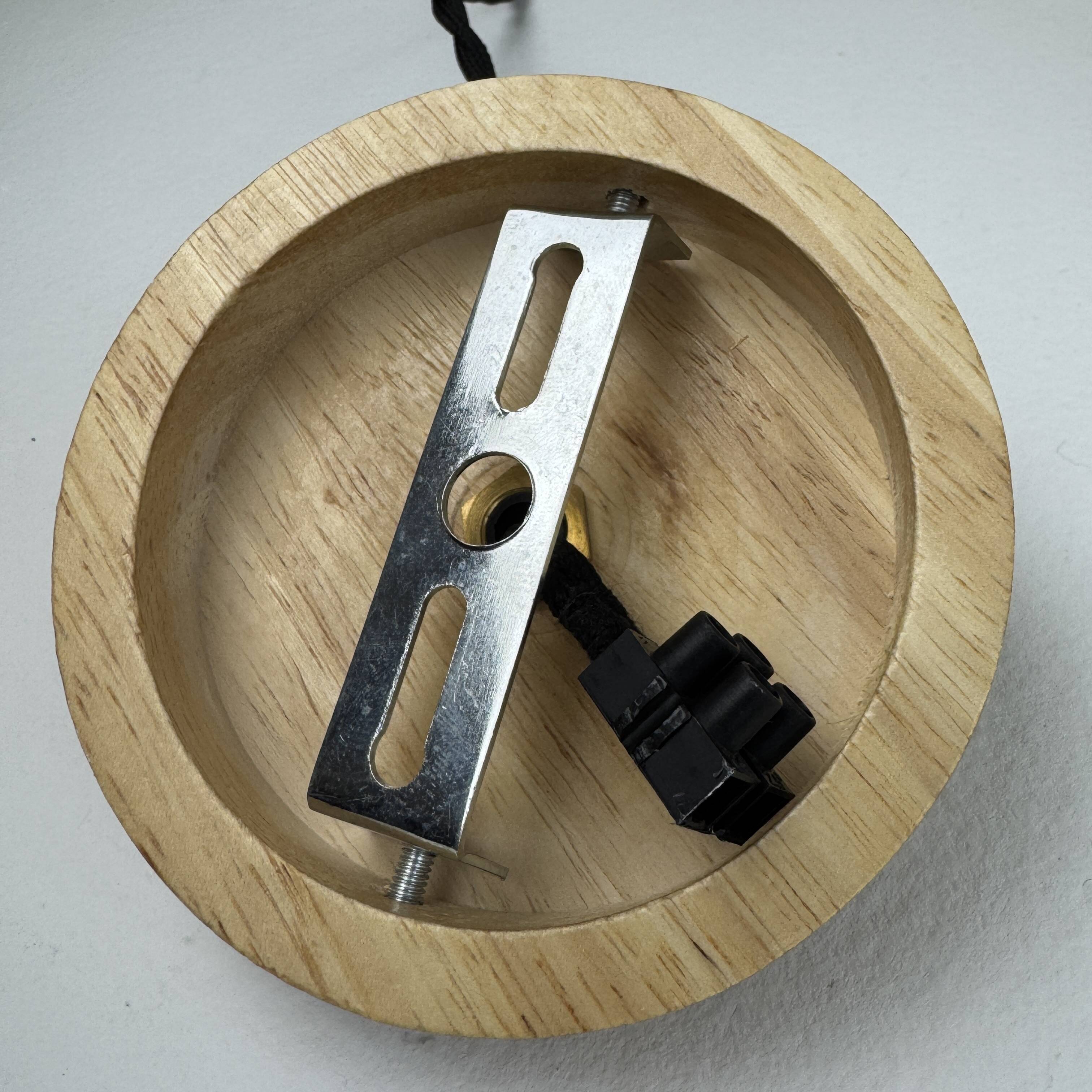 Suspension en opaline XL vintage