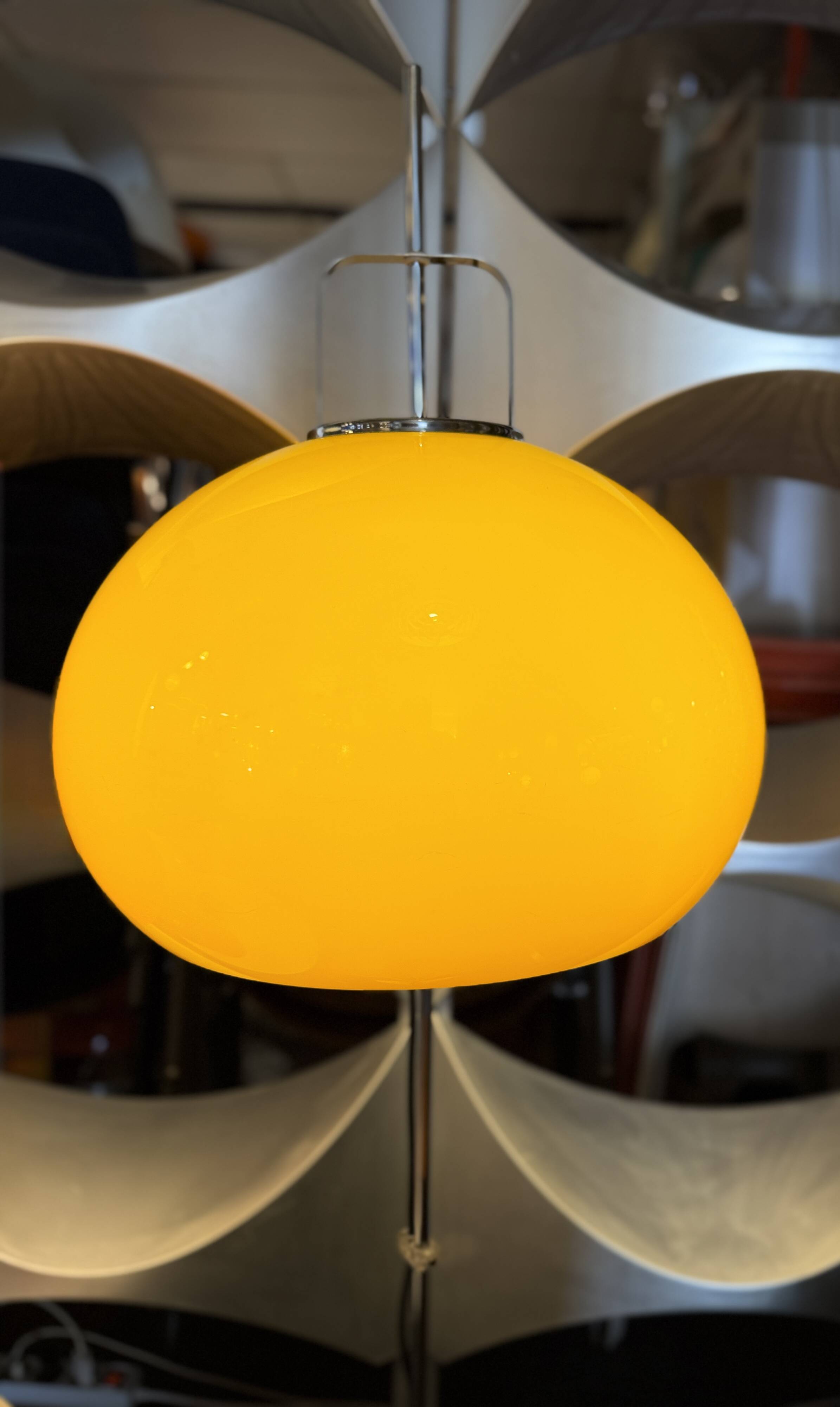Meblo Floor Lamp – Luigi Massoni for Harvey Guzzini, Italy, 1970