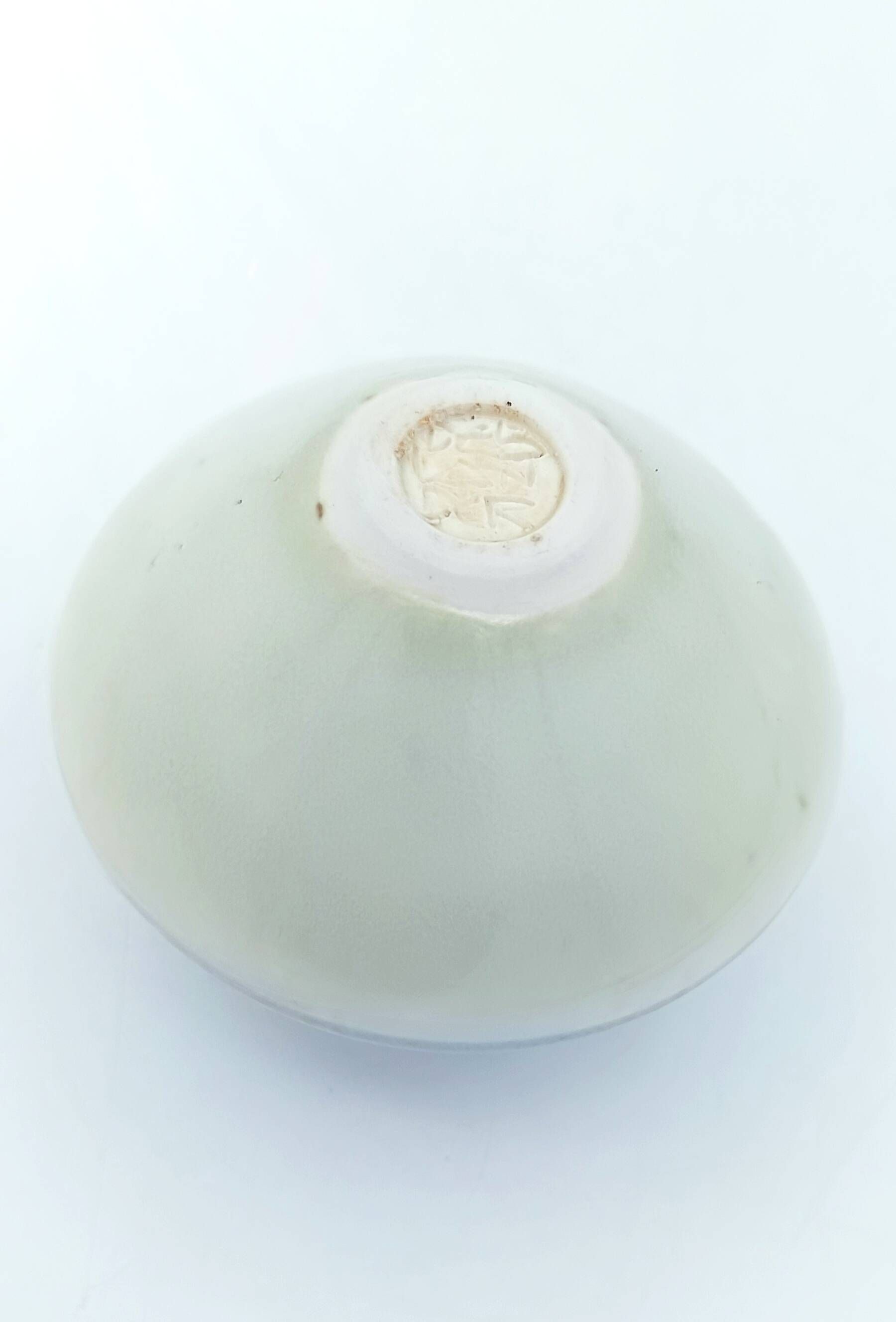 Robert Deblander - Vase porcelaine céladon - Puisaye