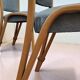 4 Bow wood chairs, Steiner edition, 1950