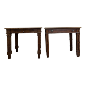 Paire de consoles en