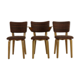 Set of three Cor Alons dinnerchairs