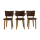 Set of three Cor Alons dinnerchairs