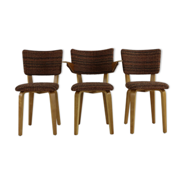 Set of three Cor Alons dinnerchairs