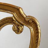 Chaise en bois sculpté et doré Époque Napoléon III
