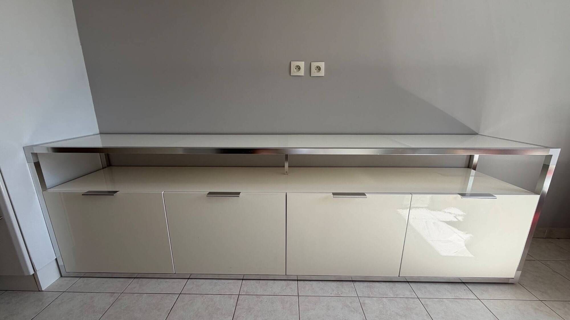 Buffet ligne roset dedicato par didier gomez – laqué blanc