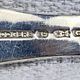 Antique Victorian fish serving cutlery, bone and silver-plated metal