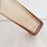 Orange smoked glass vase