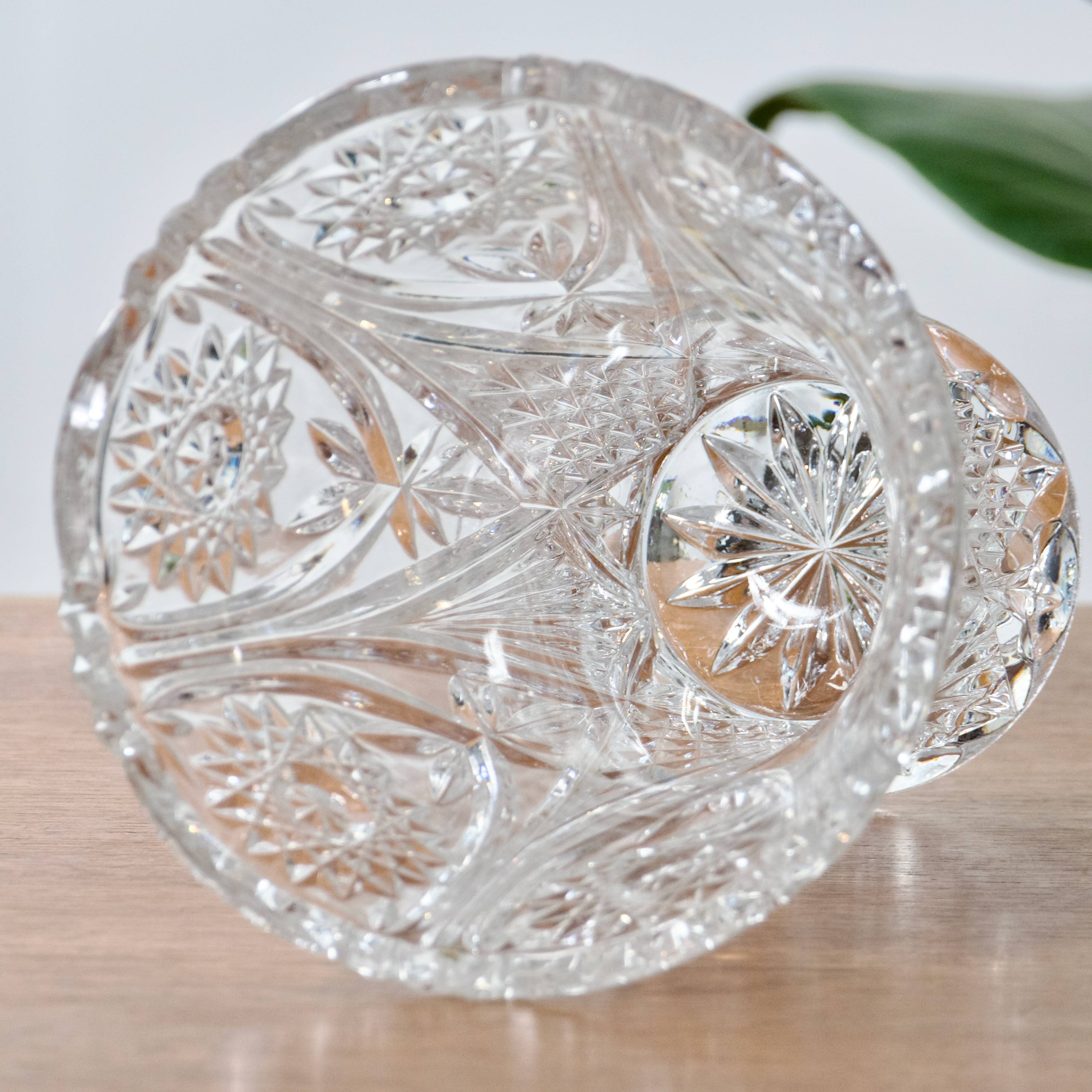 Large Nachtmann Florenz crystal vase