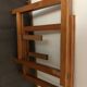 Bureau en bois sur tréteaux 1960