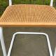 Cesca chair b32 model in white and wood by Marcel Breuer
