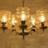 Mid-century Chandelier,Czechoslovakia,1970's.