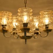 Mid-century Chandelier,Czechoslovakia,1970's.