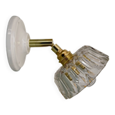 Vintage transparent glass lampshade - tableware collection